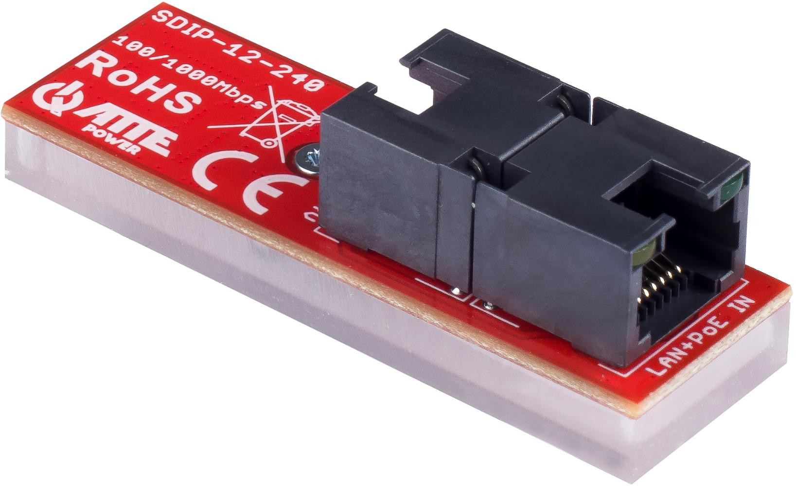 Adapteris PoE ATTE SDIP-12-240 aprašymas - Prekės nuotrauka