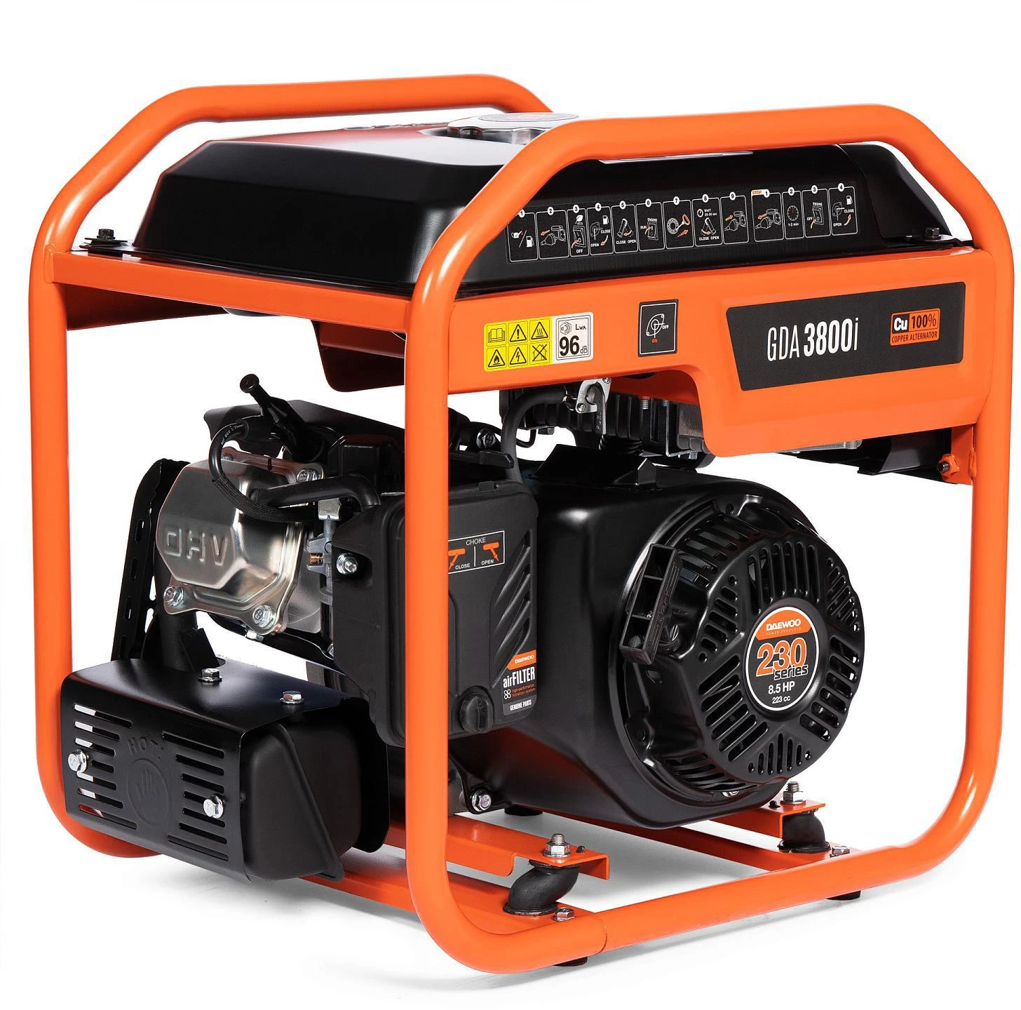 Daewoo Power Products Inverterinis generatorius DAEWOO GDA 3800i 3,8 kW aprašymas - Prekės nuotrauka Daewoo Power Products Inverterinis generatorius DAEWOO GDA 3800i 3,8 kW aprašymas - Prekės nuotrauka