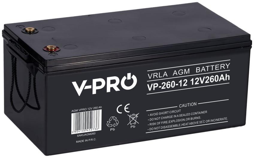 Akumuliatorius VOLT POLSKA AGM VPRO 12V 260Ah aprašymas - Prekės nuotrauka