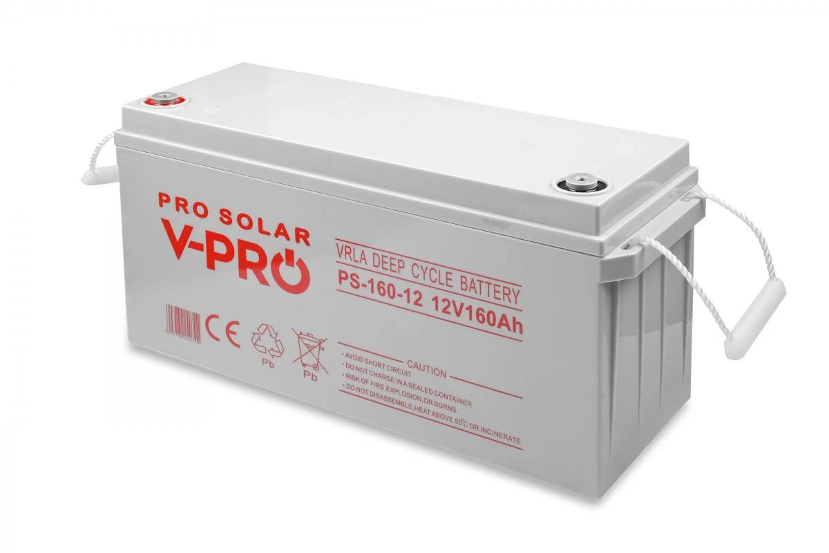 AKUMULIATORIUS VOLT POLSKA GILMUS CIKLAS VPRO SOLAR 12V 160Ah VRLA BE PRIEŽIŪROS aprašymas - Prekės nuotrauka