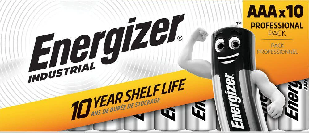 Bateria LR03 / AAA Energizer Industrial (box 10 vnt.) aprašymas - Prekės nuotrauka