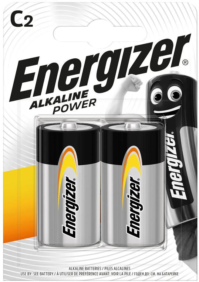 Bateria LR14 / C Energizer Alcaline Power (blister 2 vnt.) aprašymas - Prekės nuotrauka