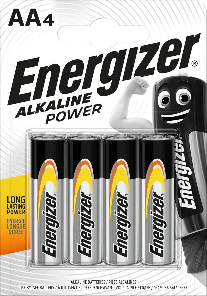 Bateria LR6 / AA Energizer Alcaline Power (blister 4 vnt.) aprašymas - Prekės nuotrauka