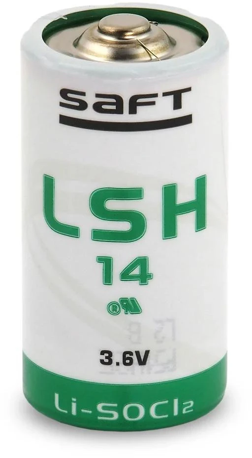 Baterija LSH14 C / R14 LiSOCl2 SAFT 3.6V 5800mAh (1 vnt.) aprašymas - Prekės nuotrauka