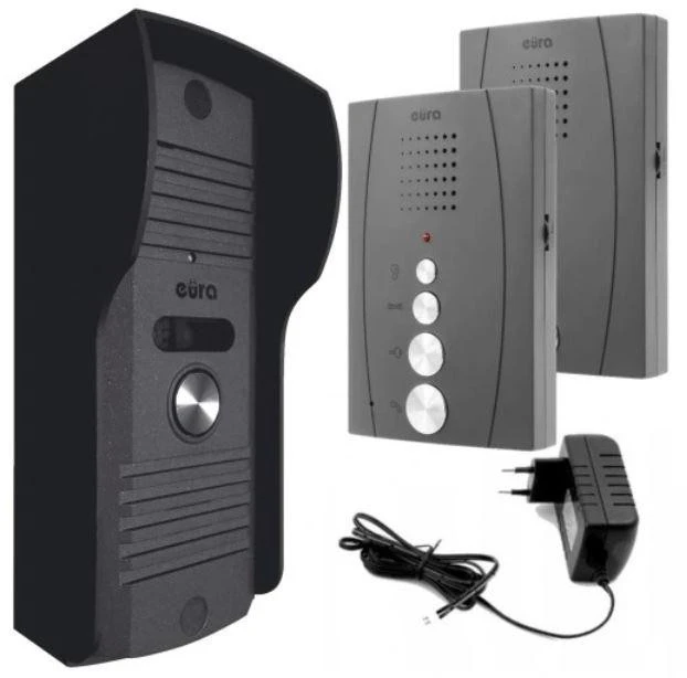 INTERPHONE 'EURA' ADP-51A3 'DIFESA' - 1 šeima, 2 unifonai, domofonas, grafitas aprašymas - Prekės nuotrauka