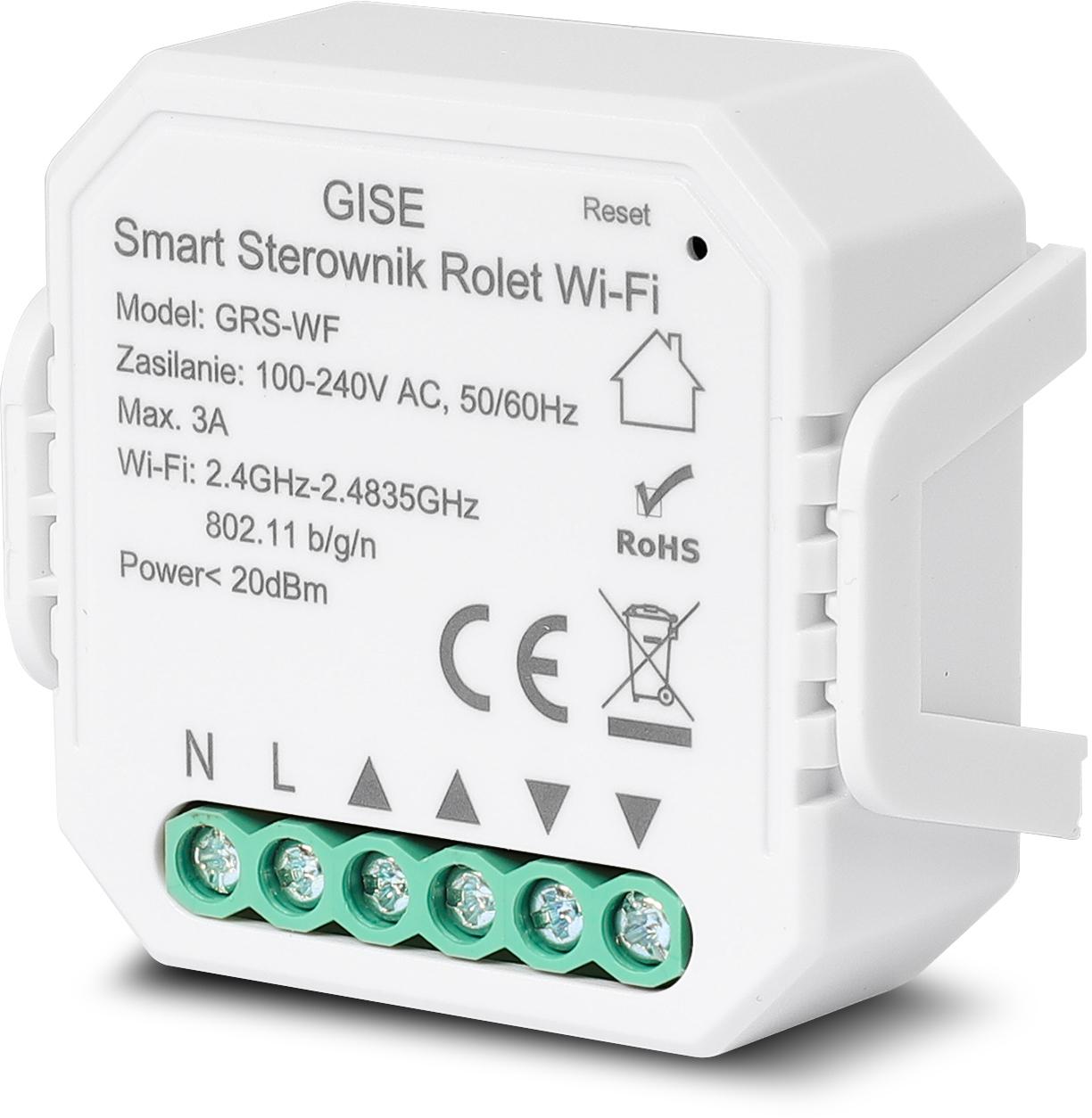 GISE išmanusis WiFi roletų valdiklis GEN 2 | Tuya | GRS-WF aprašymas - Prekės nuotrauka GISE išmanusis WiFi roletų valdiklis GEN 2 | Tuya | GRS-WF aprašymas - Prekės nuotrauka