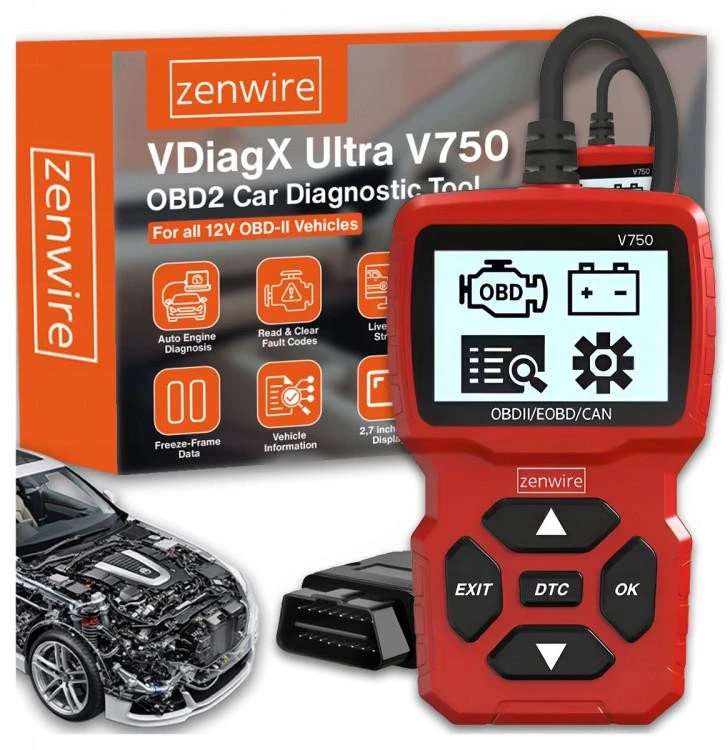BMW Zenwire V750 OBD2 CAN diagnostikos skaitytuvo sąsaja aprašymas - Prekės nuotrauka BMW Zenwire V750 OBD2 CAN diagnostikos skaitytuvo sąsaja aprašymas - Prekės nuotrauka