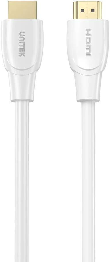 Kabelis HDMI Unitek 2.1 8K HDR balta 0,3m aprašymas - Prekės nuotrauka