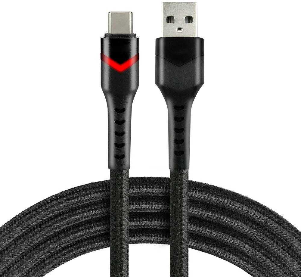 USB-A / USB-C RGB LED LAIDAS everActive CBB-1CBR 100cm 3A aprašymas - Prekės nuotrauka