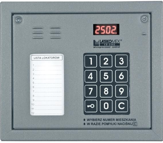 Laskomex CP-2502NR sidabrinis garso skydelis su mini nuomininkų sąrašu ir RFID raktų skaitytuvu aprašymas - Prekės nuotrauka Laskomex CP-2502NR sidabrinis garso skydelis su mini nuomininkų sąrašu ir RFID raktų skaitytuvu aprašymas - Prekės nuotrauka
