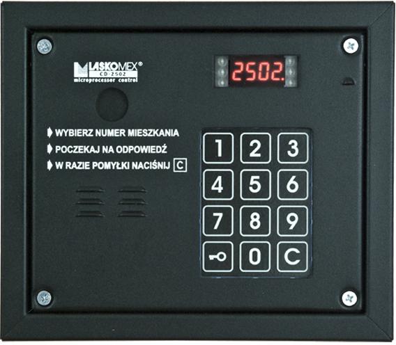 laskomex-cp-2503r-czarna-garso skydelis su skaitytuvu