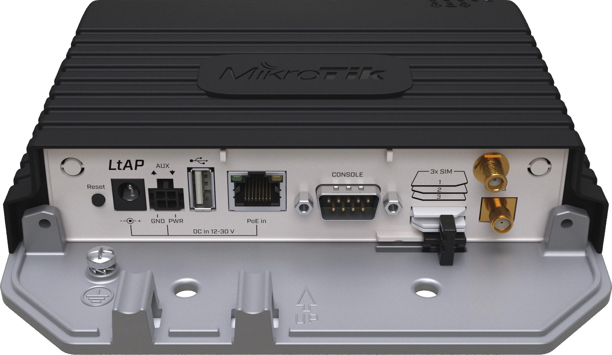 Maršrutizatorius MikroTik LtAP LoRa LR8G LTE Kit. LtAP-2HnD&FG621-EA&LR8G aprašymas - Prekės nuotrauka