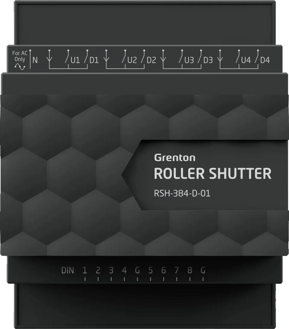 Modulis GRENTON ROLLER SHUTTER x4, DIN, TF-Bus aprašymas - Prekės nuotrauka