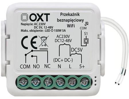 OXT mini be įtampos relės modulis AC 230V DC 5V 12-48V WiFi TUYA aprašymas - Prekės nuotrauka OXT mini be įtampos relės modulis AC 230V DC 5V 12-48V WiFi TUYA aprašymas - Prekės nuotrauka