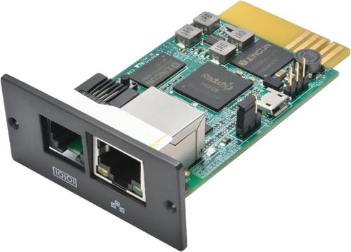 „Power Walker“ SNMP 1 Gbps modulis iš UPS VFI CG, CPG, CPH, C LCD, CRM, CRS, CW, RMG aprašymas - Prekės nuotrauka