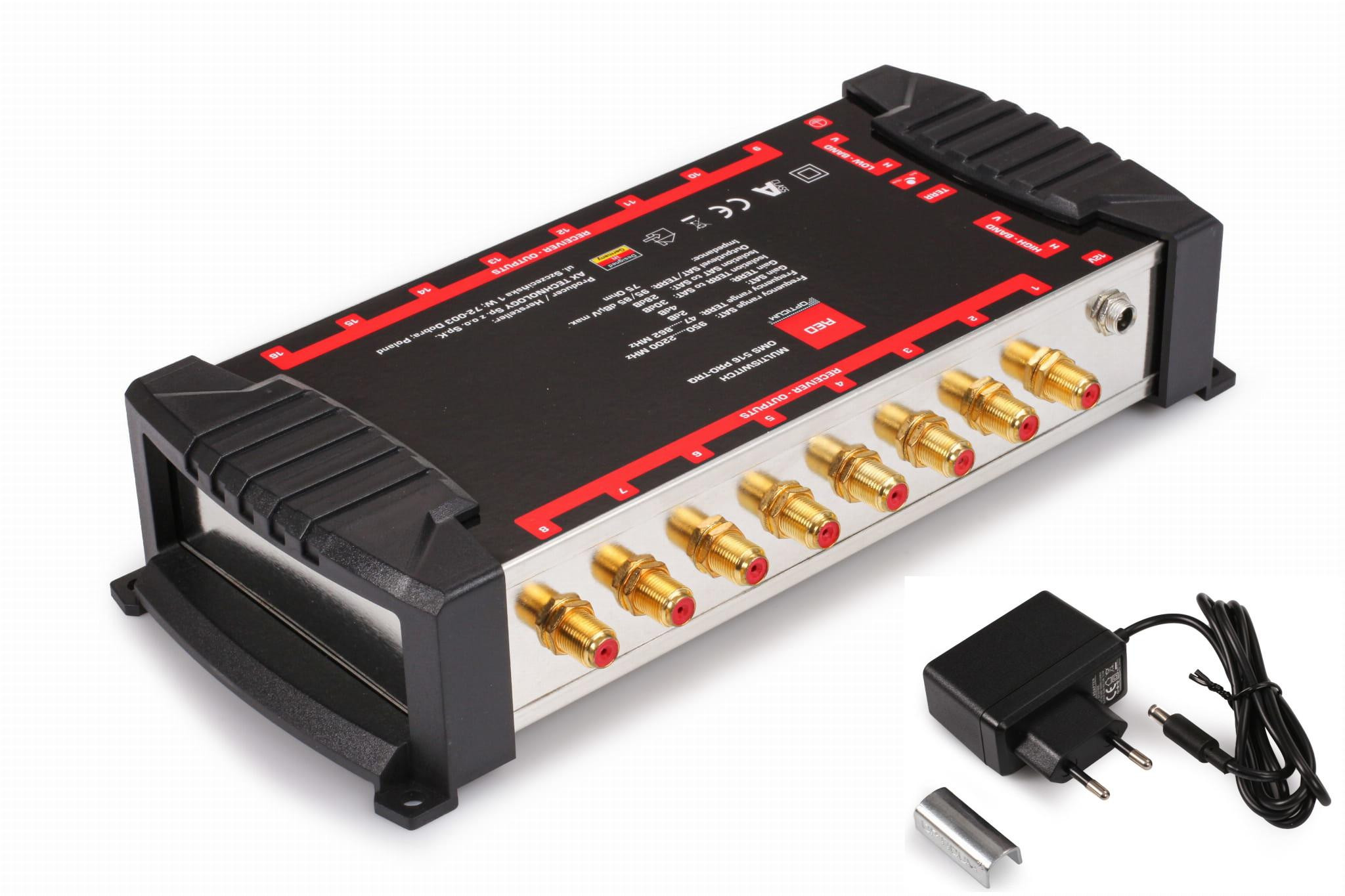 Multiswitch Opticum OMS 5/16 PRO-TRQ (Platinium Line) aprašymas - Prekės nuotrauka Multiswitch Opticum OMS 5/16 PRO-TRQ (Platinium Line) aprašymas - Prekės nuotrauka