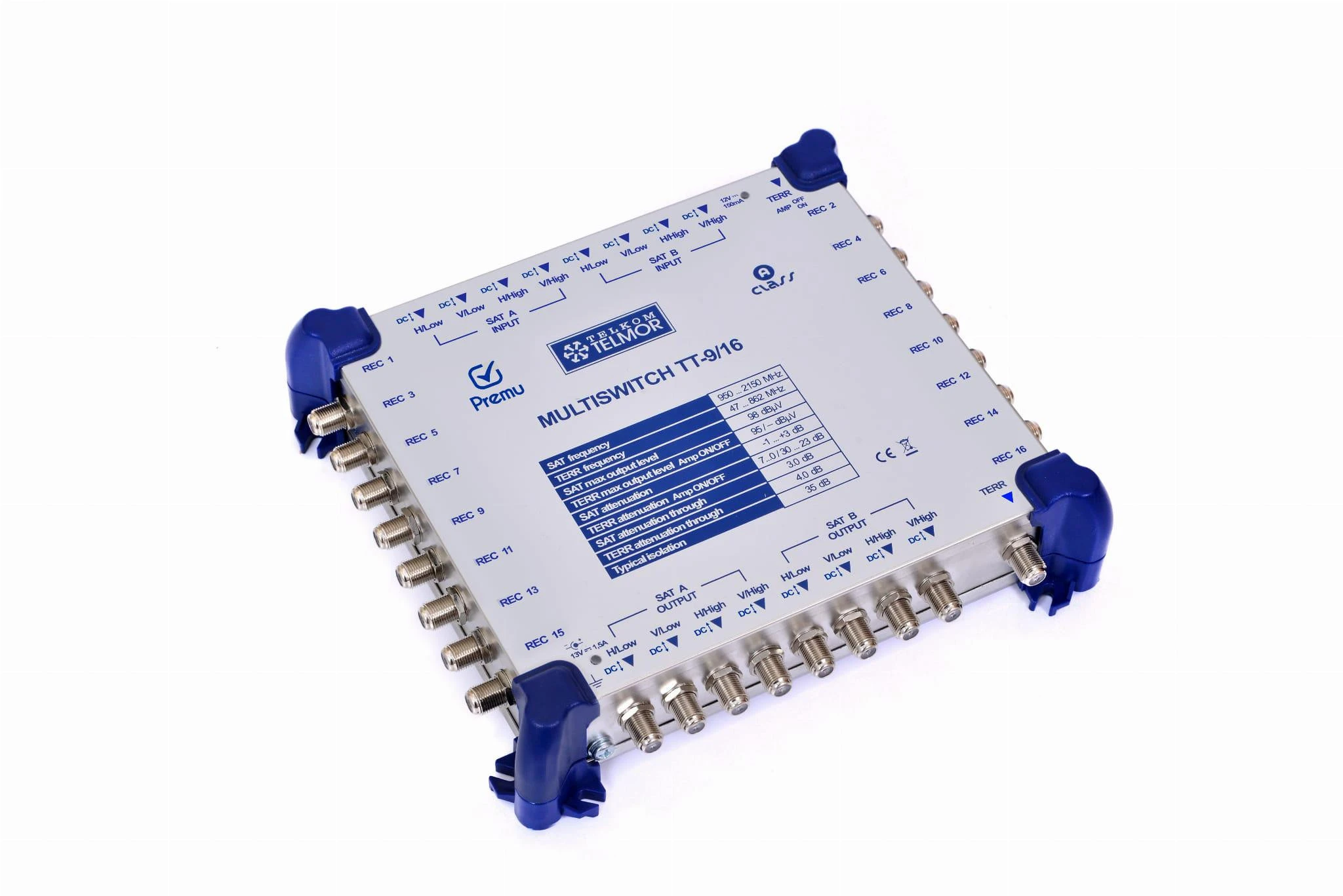 Multiswitch Telkom-Telmor 9/16 PRESS - kaskadowy aprašymas - Prekės nuotrauka
