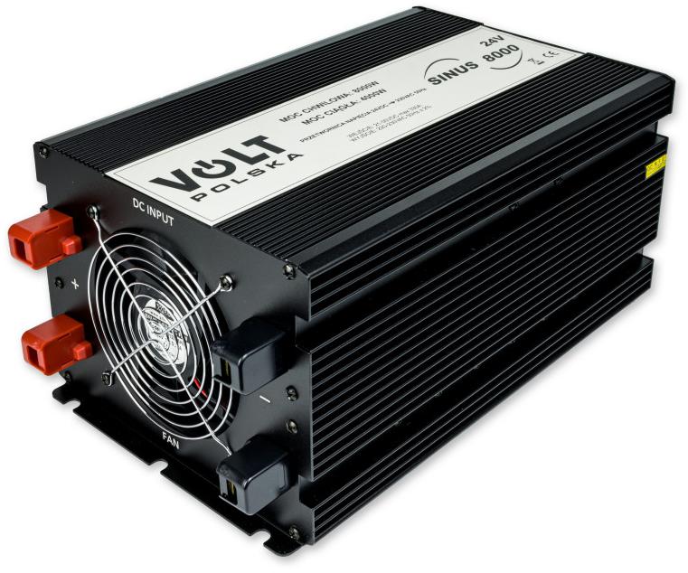 UPS VOLT POLSKA Įtampos keitiklis SINUS 8000 24/230V (4000/8000W) aprašymas - Prekės nuotrauka UPS VOLT POLSKA Įtampos keitiklis SINUS 8000 24/230V (4000/8000W) aprašymas - Prekės nuotrauka
