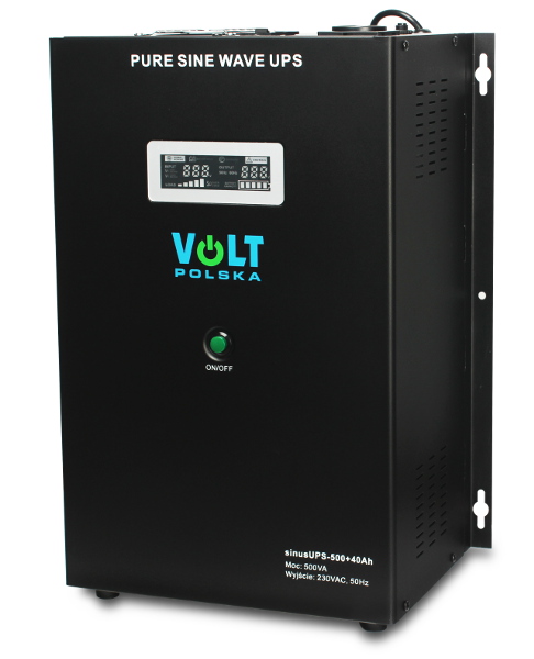 VOLT POLSKA SinusUPS-500 40AH 12V 300/500W keitiklis aprašymas - Prekės nuotrauka VOLT POLSKA SinusUPS-500 40AH 12V 300/500W keitiklis aprašymas - Prekės nuotrauka