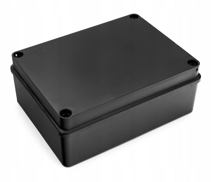 Pawbol S-Box 416C ant paviršiaus montuojama dėžutė - 190x140x70, be riebokšlių, juoda IP65 aprašymas - Prekės nuotrauka