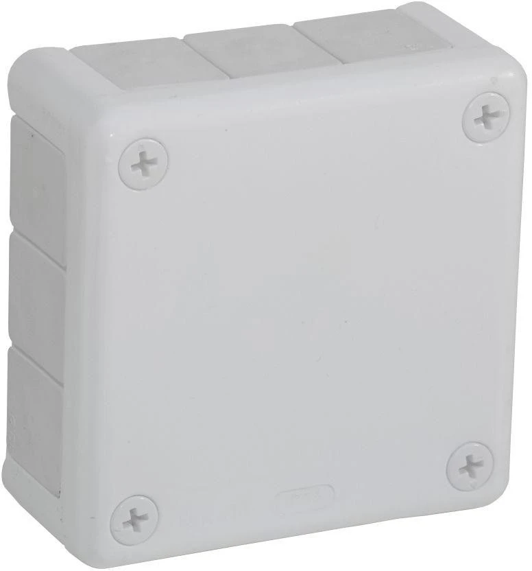 Tuščia ant paviršiaus montuojama dėžutė su 12 įvadų VIPLAST VP-41 Baltas IP55 98x98x42mm 041-01 aprašymas - Prekės nuotrauka
