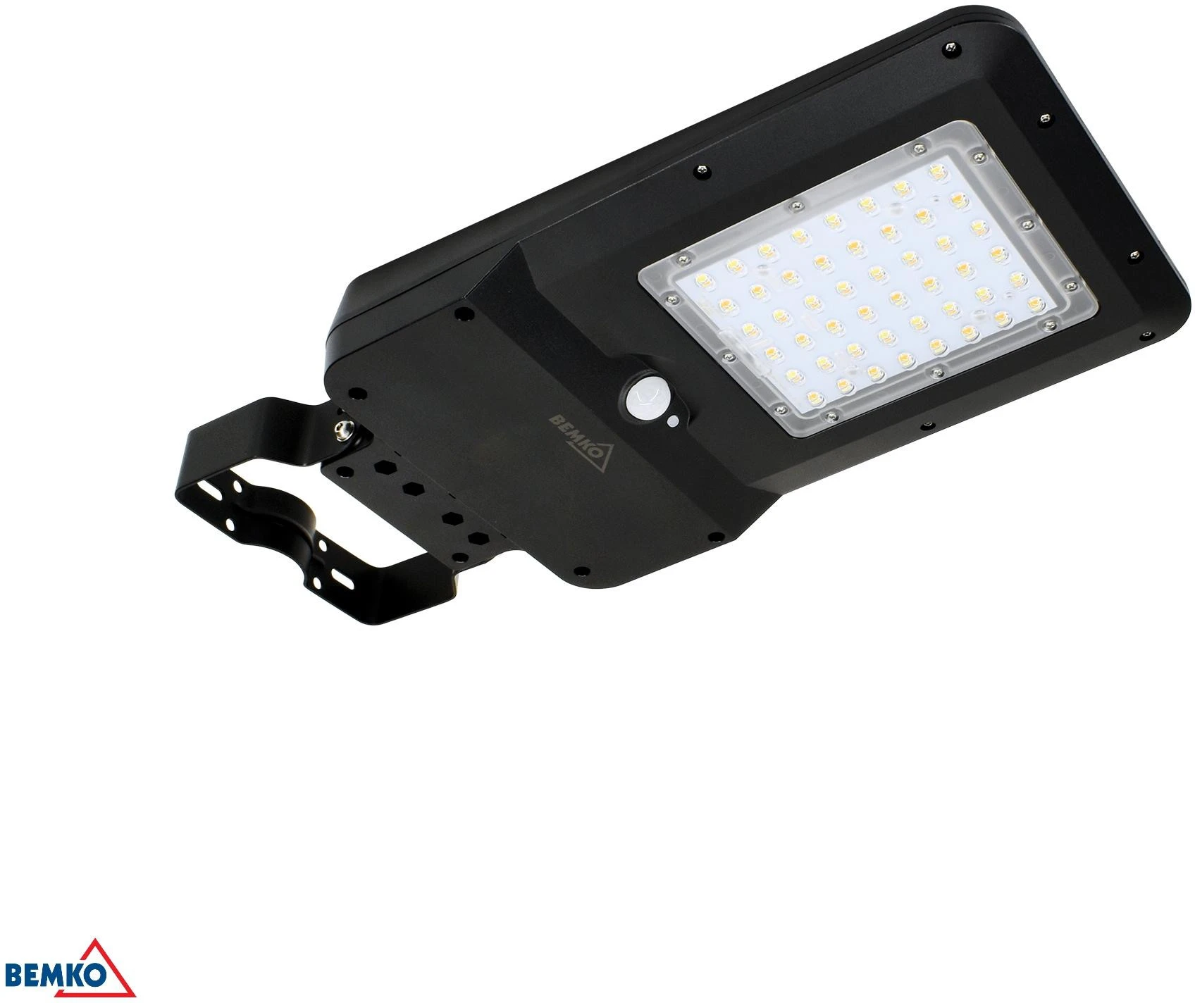 SOLARNA OPRAWA ULICZNA LED BEMKO SOLGER 20W 3000LM 3000/4000/6000K IP65 Juoda CZ. PIR aprašymas - Prekės nuotrauka