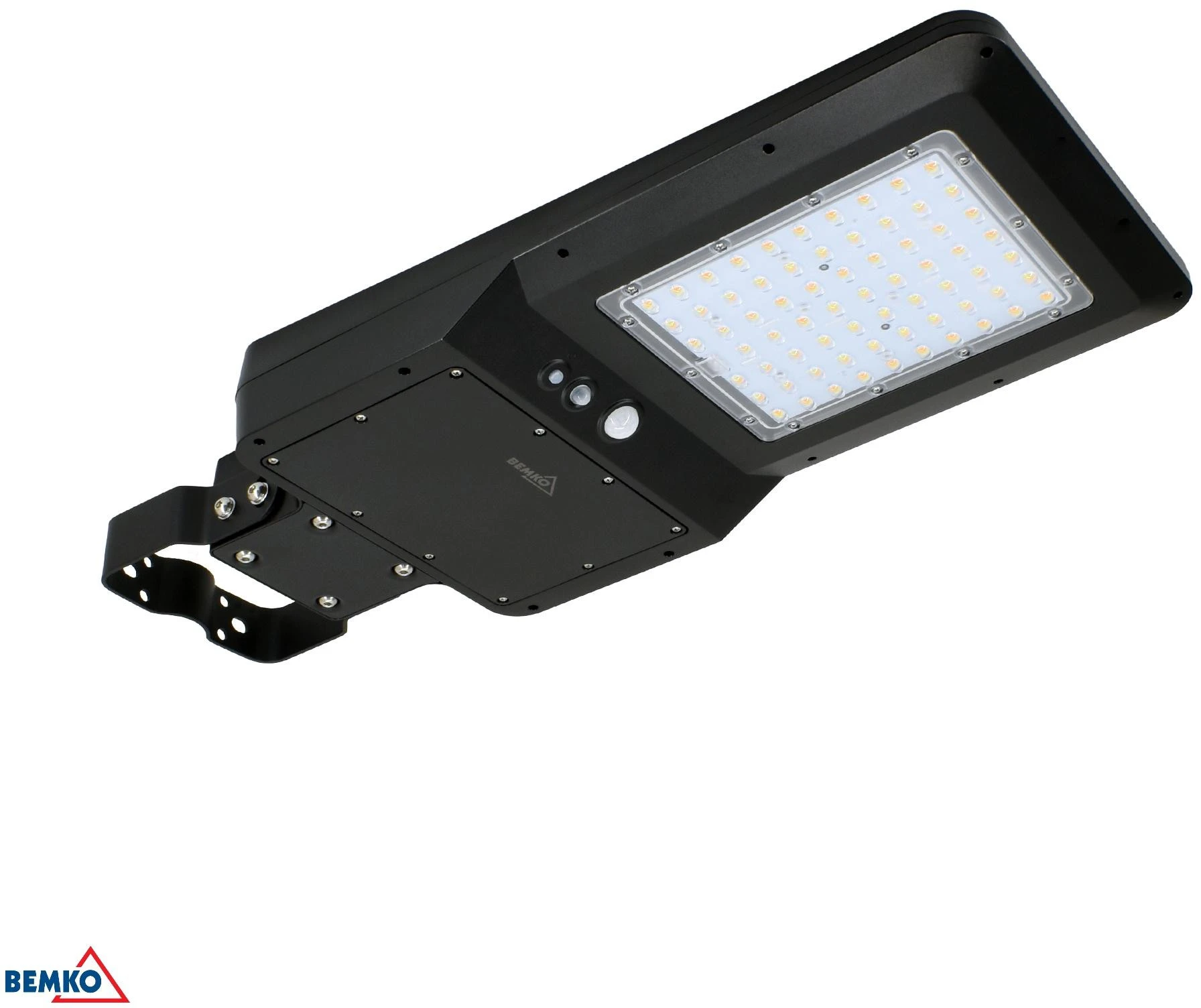 Bemko SOLARNA OPRAWA ULICZNA LED SOLGER 40W 6000LM 3000/4000/6000K IP65 Juoda CZ. PIR aprašymas - Prekės nuotrauka