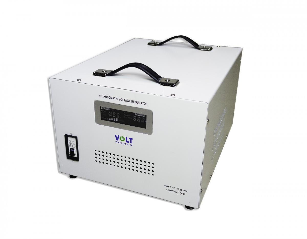 Volt Polska AVR Pro 10000VA 3% Servo įtampos stabilizatorius aprašymas - Prekės nuotrauka