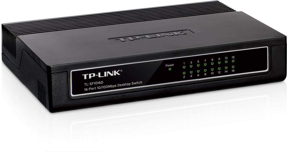 Šakotuvas JUNGIKLIS TP-LINK TL-SF1016D aprašymas - Prekės nuotrauka