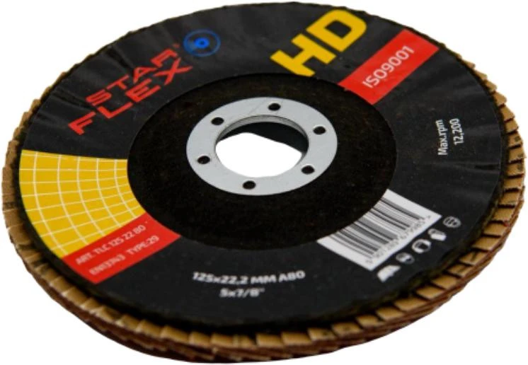 PSG Tarcza listkowa keramikinė Star Flex T29 SG INOX 125-22 gran 40 TLC1252240 aprašymas - Prekės nuotrauka