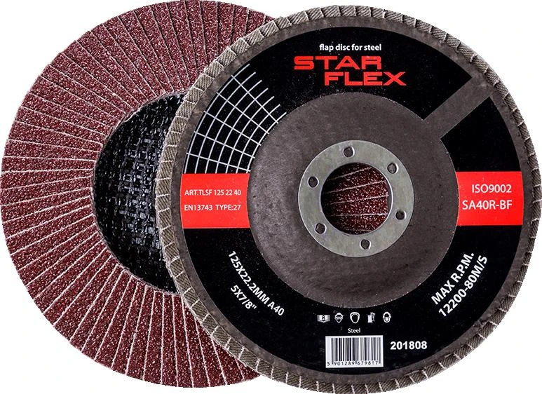 PSG Tarcza listkowa Star Flex STAL T29 125-22 gran 60 TLS1252260 aprašymas - Prekės nuotrauka