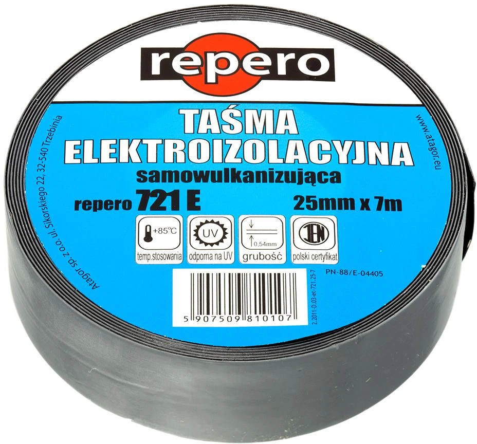 XBS REPERO 721E SAVIVULKANIZUOJANTI JUOSTĖ 19 MM x 3 M aprašymas - Prekės nuotrauka
