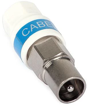 Dipol IEC Cabelcon antenos kištukas, skirtas RG-6/Triset-113 kabeliui 