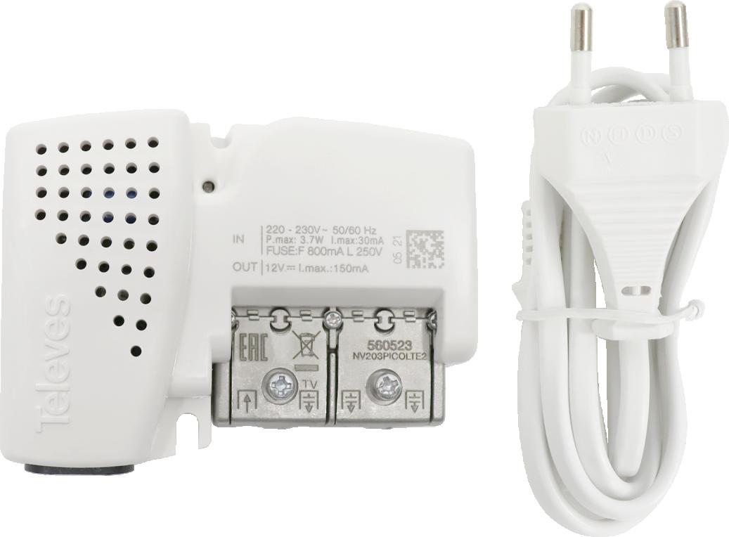 Televes PicoKom namų stiprintuvas, 3 išėjimai (2+TV): VHF/UHF-LTE700 Parengta nuorod.560523 aprašymas - Prekės nuotrauka Televes PicoKom namų stiprintuvas, 3 išėjimai (2+TV): VHF/UHF-LTE700 Parengta nuorod.560523 aprašymas - Prekės nuotrauka