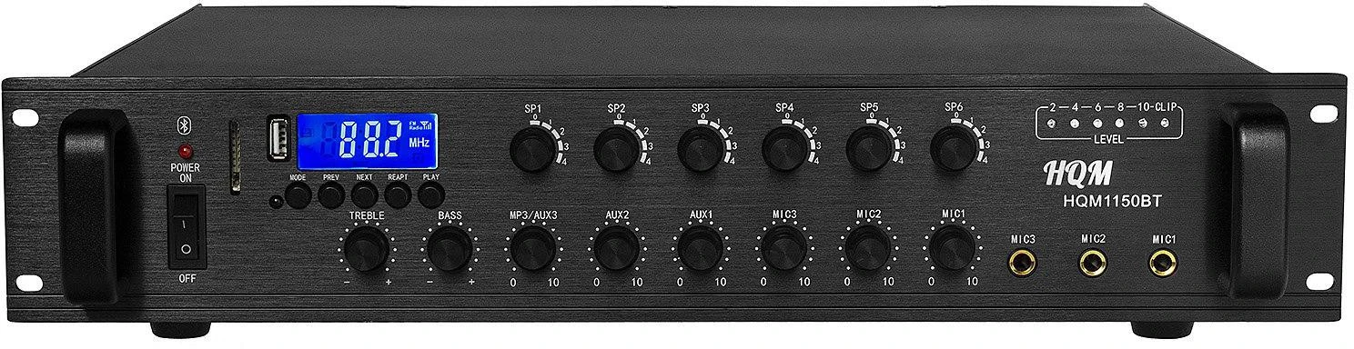 HQM1150BT FM/MP3 RADIJO STIPRINTUVAS 150W aprašymas - Prekės nuotrauka