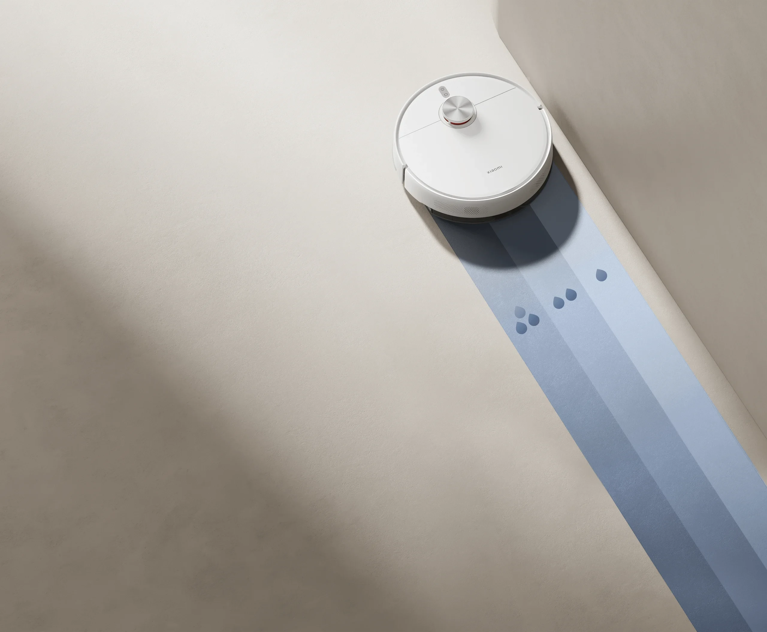 Dulkių siurblys - robotas Xiaomi S40 EU, baltos spalvos aprašymas - Prekės nuotrauka
