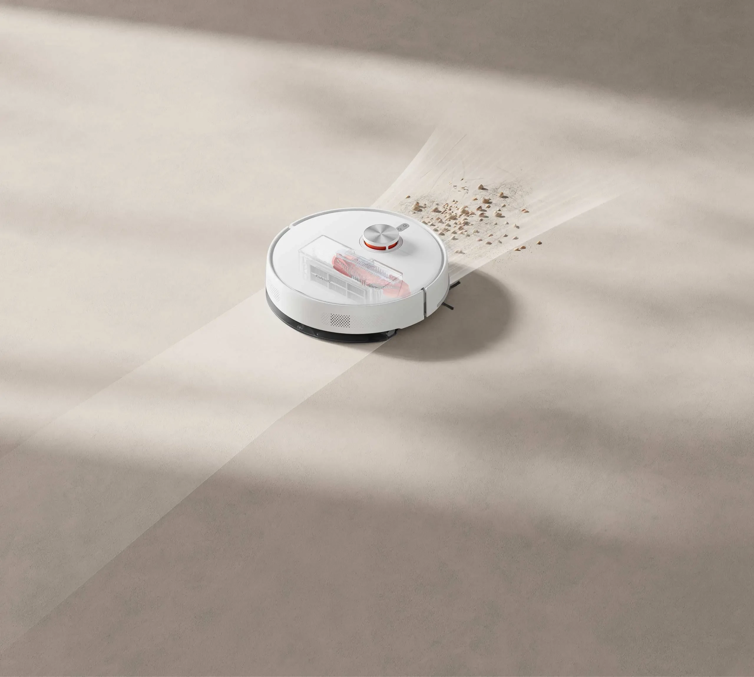 Dulkių siurblys - robotas Xiaomi S40 EU, baltos spalvos aprašymas - Prekės nuotrauka
