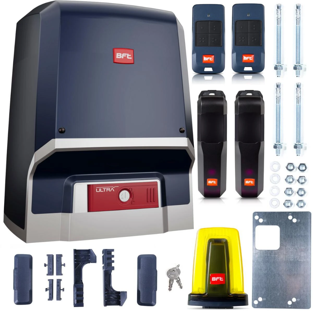 BFT ARES ULTRA BT B1000 KIT INT 1000 kg stumdomiems vartams aprašymas - Prekės nuotrauka BFT ARES ULTRA BT B1000 KIT INT 1000 kg stumdomiems vartams aprašymas - Prekės nuotrauka