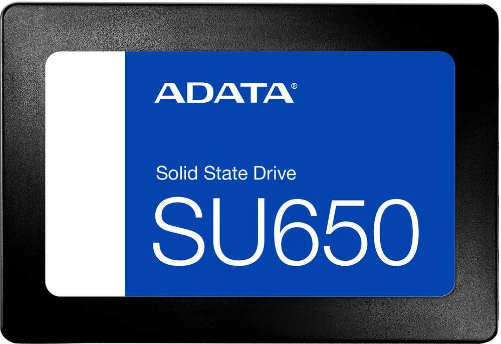 Kietasis diskas SSD ADATA SU650/1TB/SATA 3.0/Rašymo greitis 450 MB/sek/Nuskaitymo greitis 520 MB/sek2,5"/ASU650SS-1TT-R