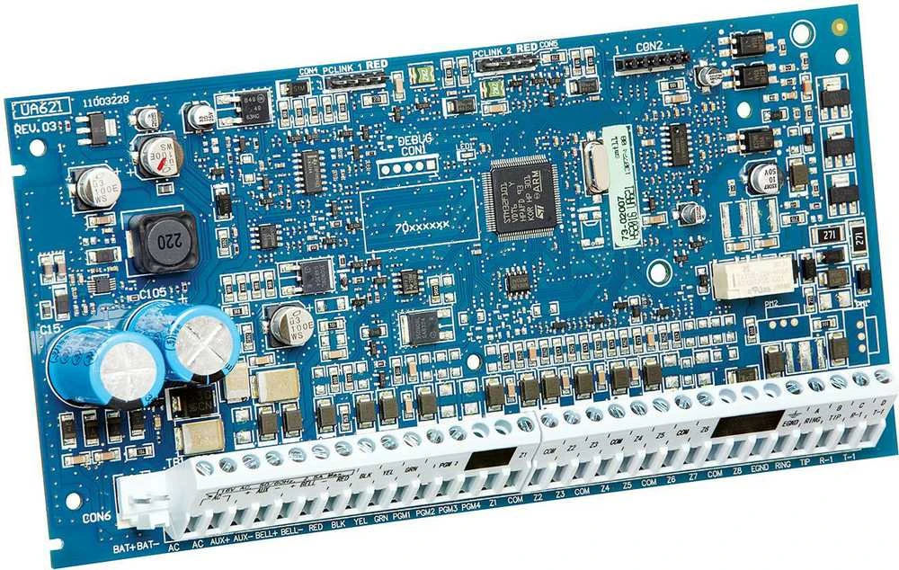 DSC HS2016 centralės elektroninė plokštė