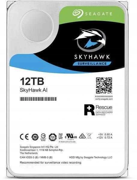 Disk HDD Seagate SkyHawk AI ST12000VE003 12TB