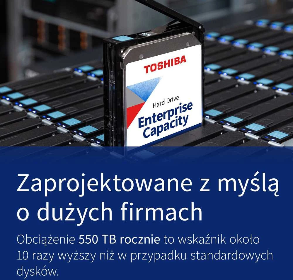 TOSHIBA MG serija – didelės talpos kietasis diskas 10 TB 3,5 colio SATA 7200 aps./min. MG10ADA10TE