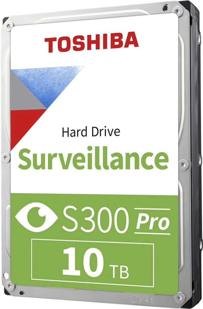 TOSHIBA BULK S300 Pro stebėjimo sistemos kietasis diskas 10 TB 3,5 colio SATA 7200 aps./min.
