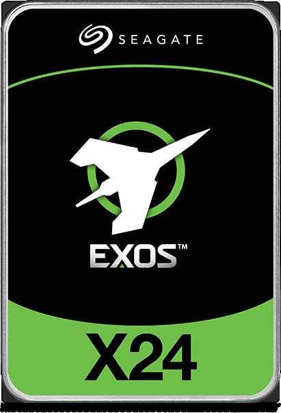 „SEAGATE“ standžiųjų diskų serverio „Exos X24“ standusis diskas 512E/4KN (3,5 colio / 16 TB / SATA 6Gb/s / 7200 aps./min.) ISE