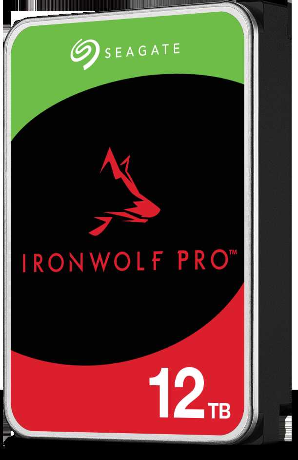SEAGATE Ironwolf PRO Enterprise NAS HDD 12TB 7200rpm 6Gb/s SATA 256MB talpykla 8,9 cm 3,5 colio 24x7 NAS ir amp; RAID Rackmount Systeme BLK