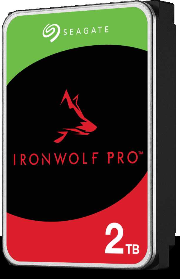 SEAGATE Ironwolf PRO Enterprise NAS HDD 2TB 7200rpm 6Gb/s SATA 256MB talpykla 8,9 cm 3,5 colio 24x7 NAS ir amp; RAID Rackmount sistemos BLK