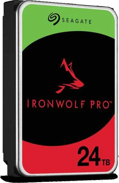 Seagate IronWolf Pro ST24000NT002 vidinis kietasis diskas 24 TB 7200 RPM 512 MB 3,5" Serial ATA III