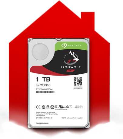 Kietasis diskas – „Seagate IronWolf“ 1 TB 256 MB 5400 RPM SATA III