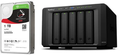 SEAGATE NAS HDD 2TB IronWolf 5400rpm 6Gb/s SATA 256MB talpykla 3,5 colio