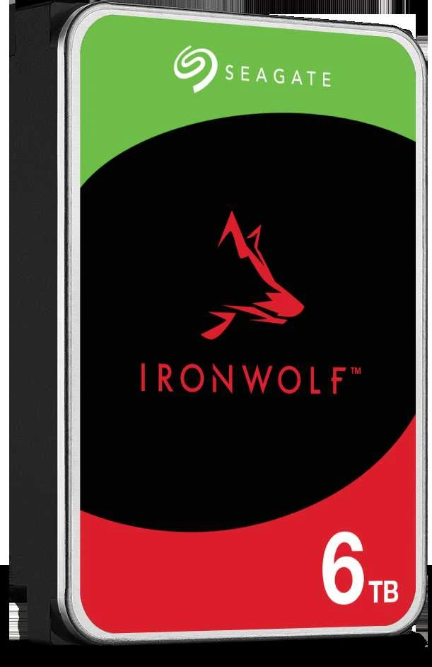 SEAGATE NAS HDD 6TB IronWolf 5400rpm 6Gb/s SATA 256MB talpykla 3,5 colio
